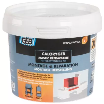Calorygeb en pot Mastic réfractaire haute température pour Insert
