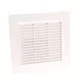 Grille PVC 213x213 Applique à visser ou coller Blanc NICOLL