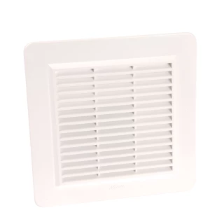 Grille PVC 213x213 Applique à visser ou coller Blanc NICOLL