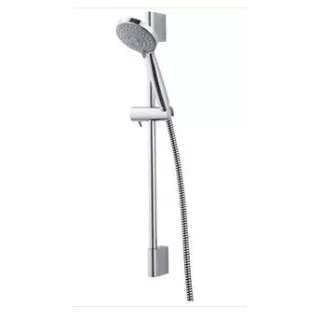 Garniture de douche Luco chromé, avec barre 600 mm ECO-BRICOLAGE