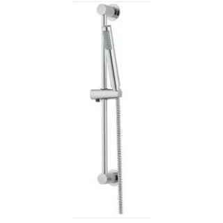 Garniture de douche New Astra chromé, avec barre 600 mm ECO-BRICOLAGE