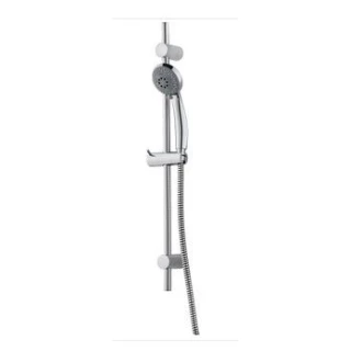 Garniture de douche New Cento chromé avec barre 650 mm ECO-BRICOLAGE