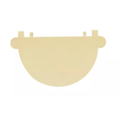 Fond Unique Sable D25 pour gouttière pvc