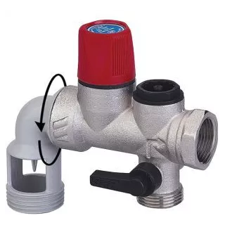 groupe de sécurité inox 3/4 coudé SFR WATTS
