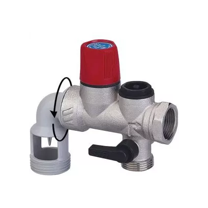 groupe de sécurité inox 3/4 coudé SFR WATTS