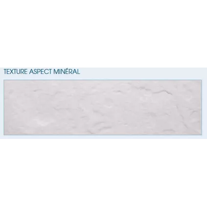 Receveur KINEROCK EVO Blanc Extra Plat Aspect Minéral