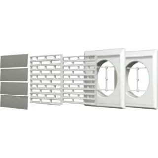 Kit traverse murale GHOST D 100 ECO-BRICOLAGE pour extracteur AXELAIR