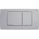 Plaque de commande Twinline 30 Chromé Brillant 115.899.KN.1 GEBERIT -