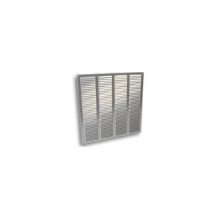 Grille alu Carré à Visser Persiennes Anodisé Gris 39x40 NICOLL