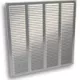 Grille alu Carré à Visser Persiennes Gris 49x49 NICOLL