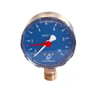 Hydromètre D63 mm 0-10 M 3/8 Radial THERMADOR