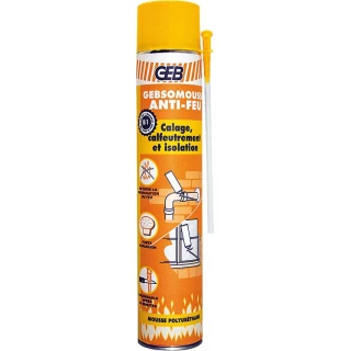 Gebomousse Anti feu - Mousse Expansive Coupe Feu 750/1000ML