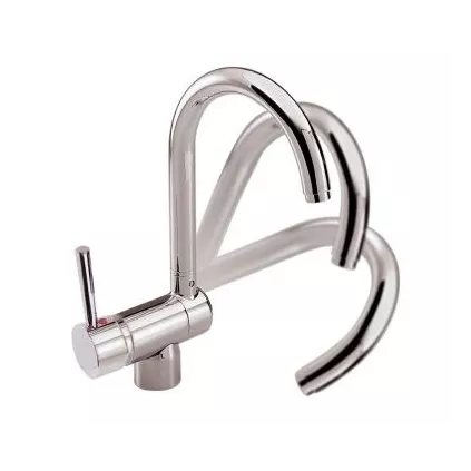 Mitigeur evier bec rabattable 18604 Chromé OZE eco-bricolage.com