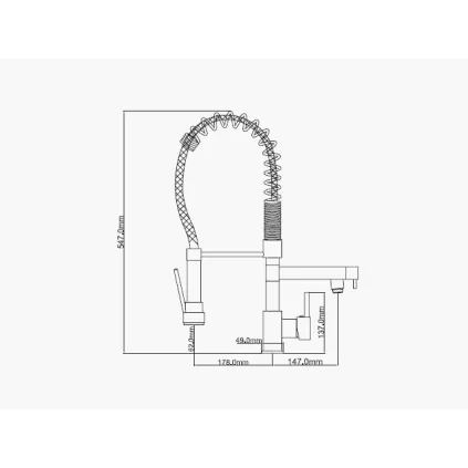  Mitigeur Evier douchette extractable BIG BOSS OTTOFOND BB54