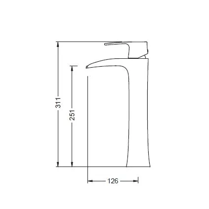 Mitigeur Lavabo Haut KING 11H ODESIGN