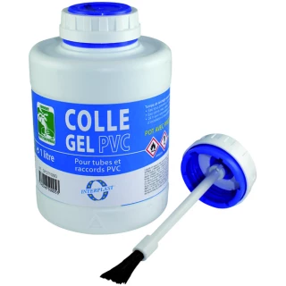 Colle PVc INTERFIX 500 ml Avec Pinceau INTERPLAST