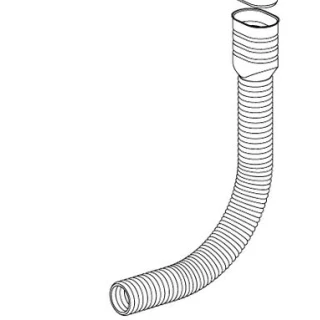 Tube de Trop Plein NICOLL - SAS flexible evier