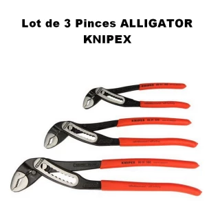 Lot de 3 Pinces Multiprise Alligator® KNIPEX