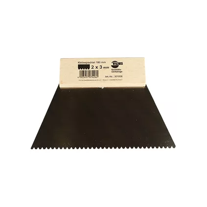 Couteau à Enduire 180 mm Dent Trapèze 2x3 spécial carrelage