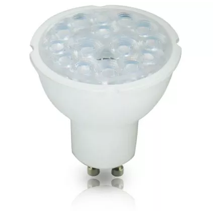 Ampoule LED GU 10 5 Watts blanc chaud ECO-BRICOLAGE