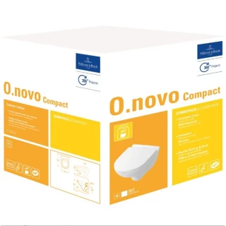 Pack Cuvette WC Suspendu O.novo COMPACT 5688H1 VILLEROY & BOCH