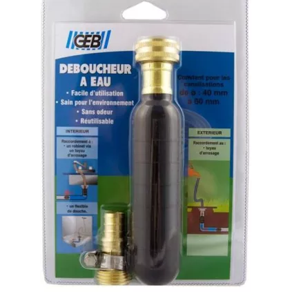 Deboucheur à eau 32-40 mm GEB - ECO-BRICOLAGE