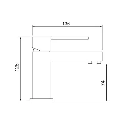 Mitigeur Lavabo EDEN Noir mat ED11NM OZE