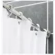 Tringle de Douche Droite Inox Extensible 120 à 220 cm PRESTO