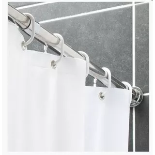 Tringle de Douche Droite Inox Extensible 120 à 220 cm PRESTO