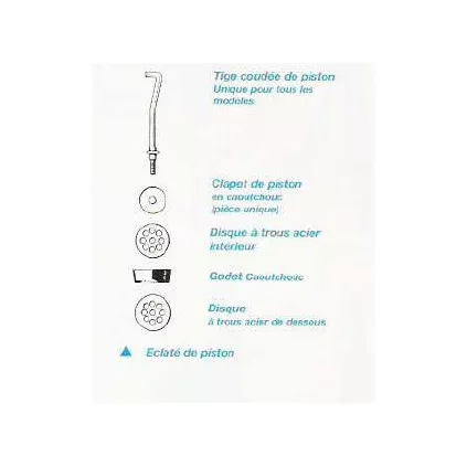 Piston complet A80-A90 GRILLOT pour pompe a main ECO-BRICOLAGE