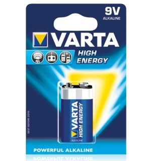 Blister 1 pile 9 Volts 6LR61 VARTA high énergie