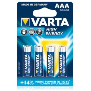 Blister de pile LR03 1.5 Volts micro AA VARTA