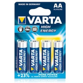 Blister 4 piles LR6 AA 1.5 Volts VARTA - ECO-BRICOLAGE