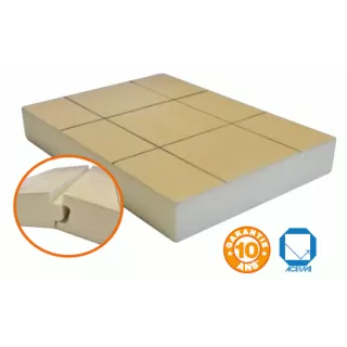 Lot 6 dalles de plancher lisse R3.70 EP 80 mm 7.20M² SOMATHERM