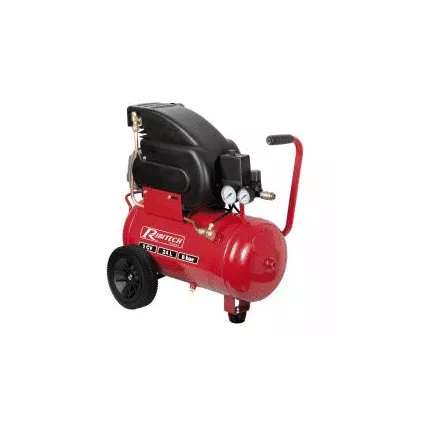 Compresseur à air à cuve 24L 2CV 12m3/h RIBIMEX - eco-bricolage