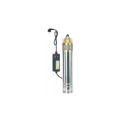 Pompe Immergée inox 750w 60m 1 turbine laiton et son tableau mise en route