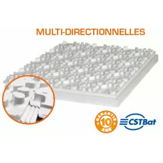 Dalle de plancher chauffant multidirectionnelle 1.25R SOMATHERM