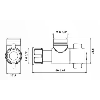 Robinet Sous Lavabo Design FIXOPLAC