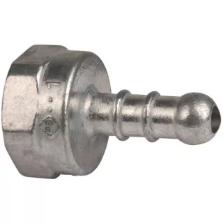 Tétine GAZ 1/2 fixe D10 mm Aluminium Gurtner