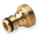 Raccord rapid arrosage male 20x27 Laiton - ECO-BRICOLAGE