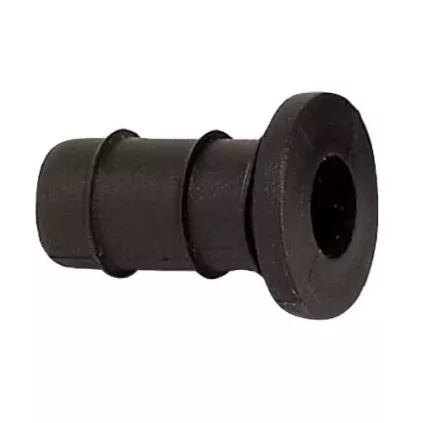 Bouchon cannelé pvc D16 pour tuyau porreux