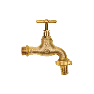 robinet d'arrosage laiton brossé