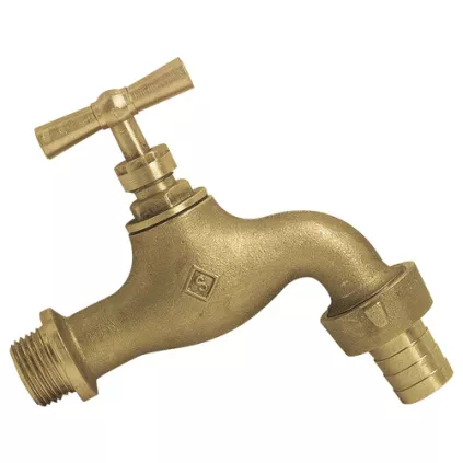 Robinet d'arrosage laiton brossé