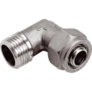 Coude Nickel à compression PER D25 20x27M SOMATHERM