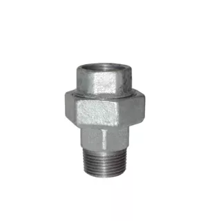 Union droit conique galva Male femelle démontable