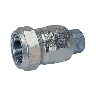 Raccord à compression droit Mâle GEBO pour tube acier